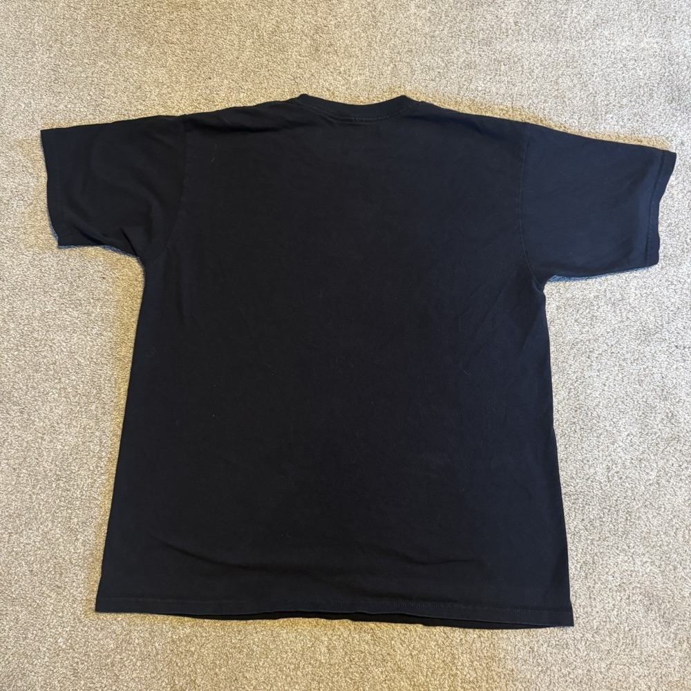 Big Chris Art Mens Black Horror Graphic Tee Crew Neck Short Sleeve Cotton L - Picture 4 of 4